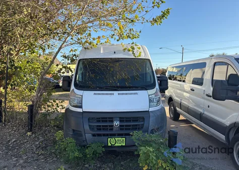 2018 Ram Promaster 2500 2500 High z USA, uszkodzony, nr VIN 3C6TRVCGXJE112569